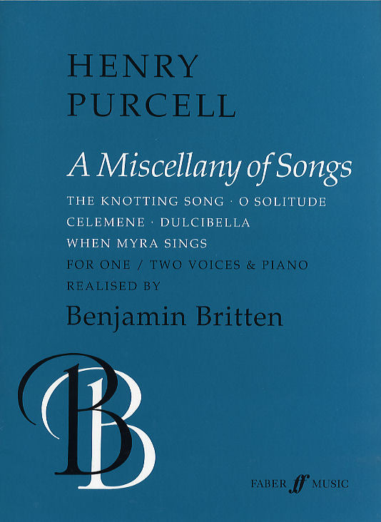 Purcell Miscellany of Songs - Britten F