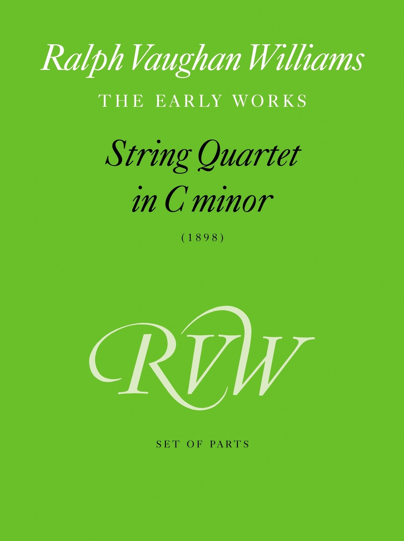 V-W String Quartet Cmin pts FM