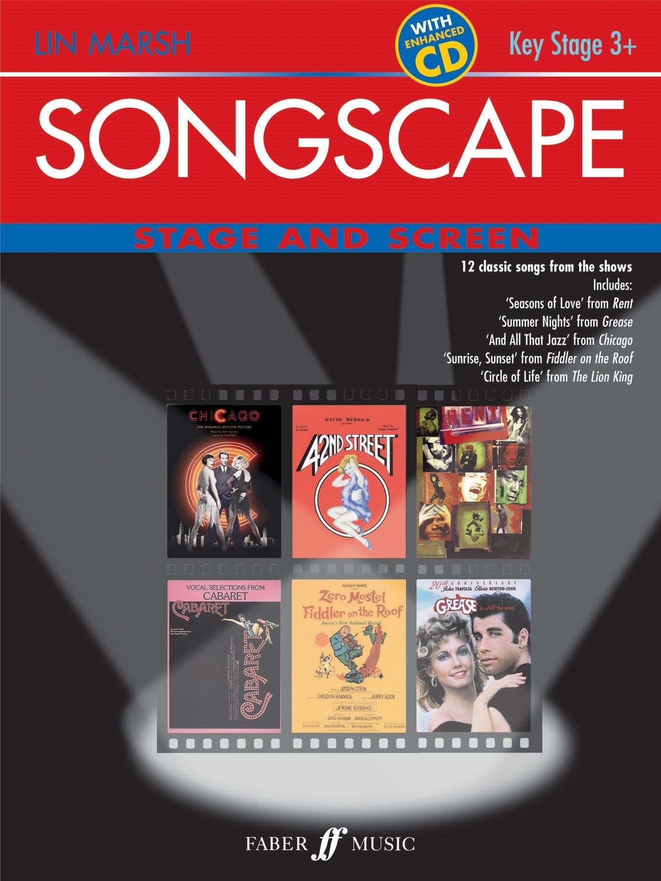 Songscape Stage Screen KS3+ Bk+CD FM