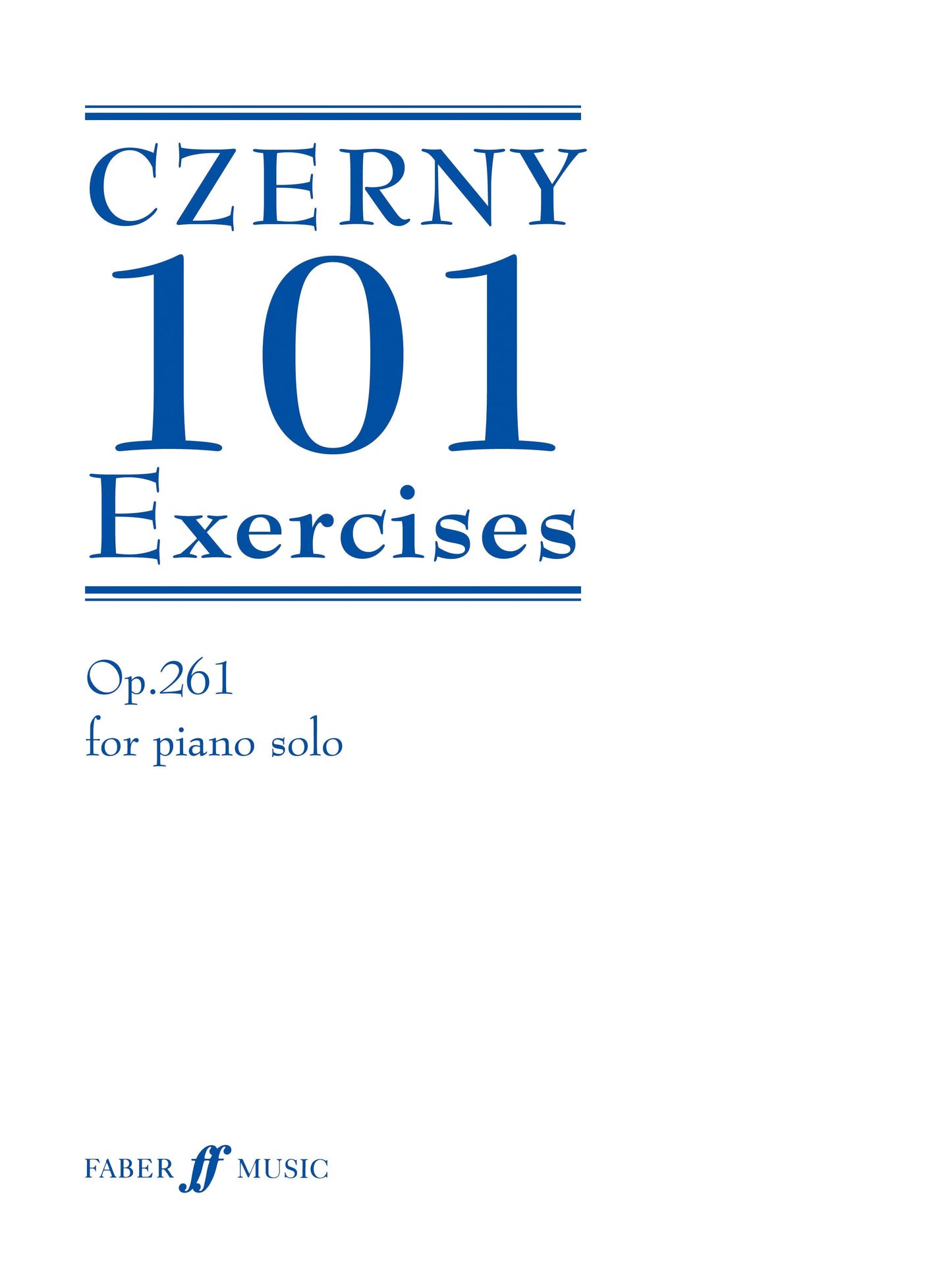 Czerny 101 Exercises Op261 Pno FM