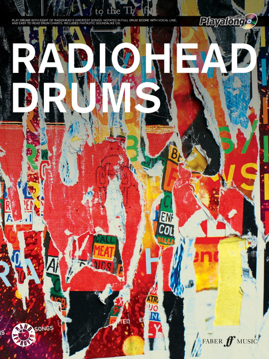 Radiohead Authentic Drums Playalong Bk+