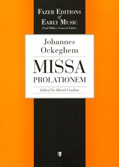 Ockeghem Missa Prolationem SATB Fazer