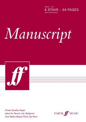 Manuscript A4 Gtr Tab FM 8St 64pp