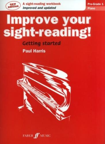 Improve Your Sight-Reading! Piano Pre-Grade 1 Harris red NEW