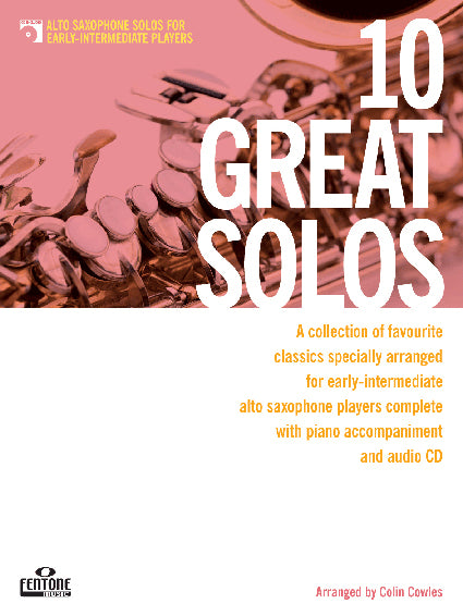 10 Great Solos Alto Sax Cowles Bk+CD FE