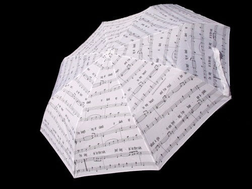 Umbrella Mini White Singin in the rain