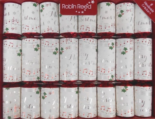 Christmas Crackers White Whistles Box 8