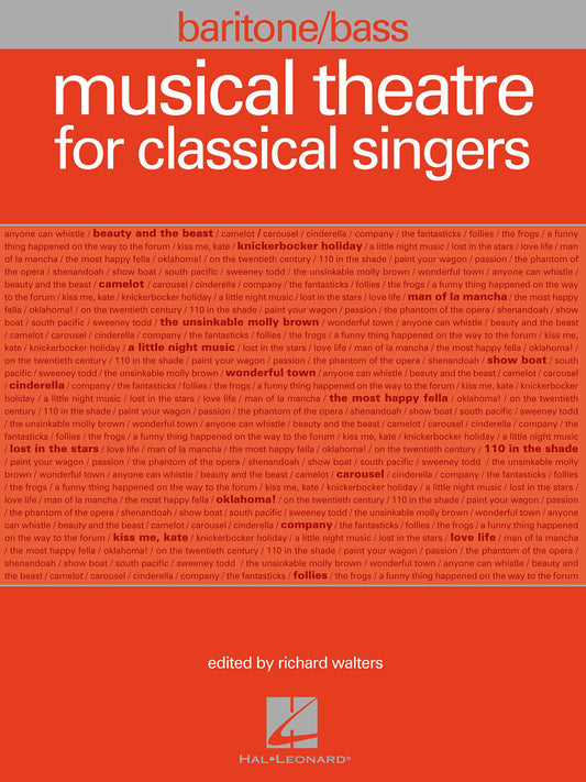 Musical Theatre for Classical Singers B