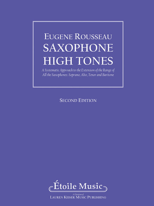Rousseau Saxophone High Tones Studies E
