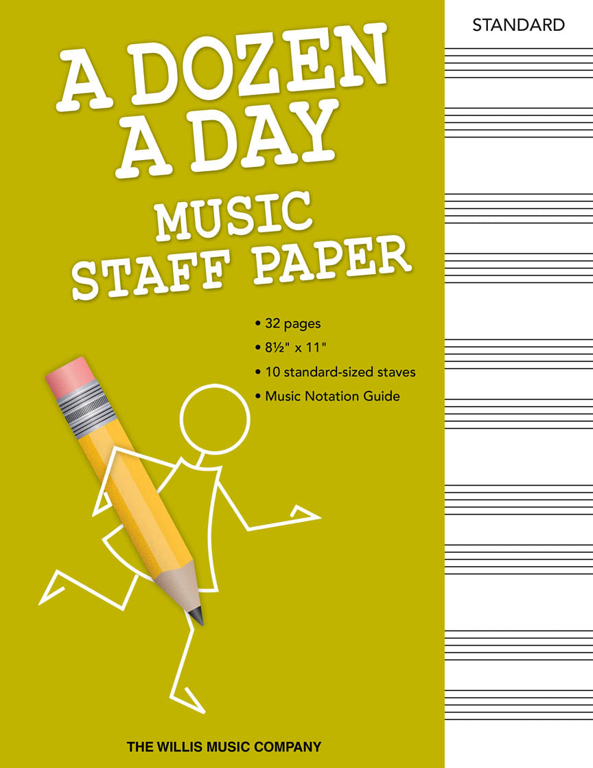 DAD Music Staff Paper