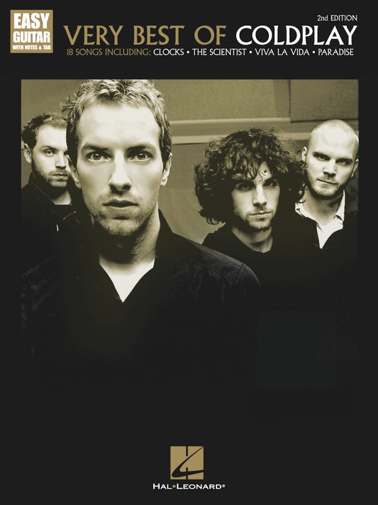 Coldplay Very Best Of Easy Gtr TAB 2nd