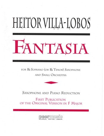 Villa-Lobos Fantasia Bb Sax PEER