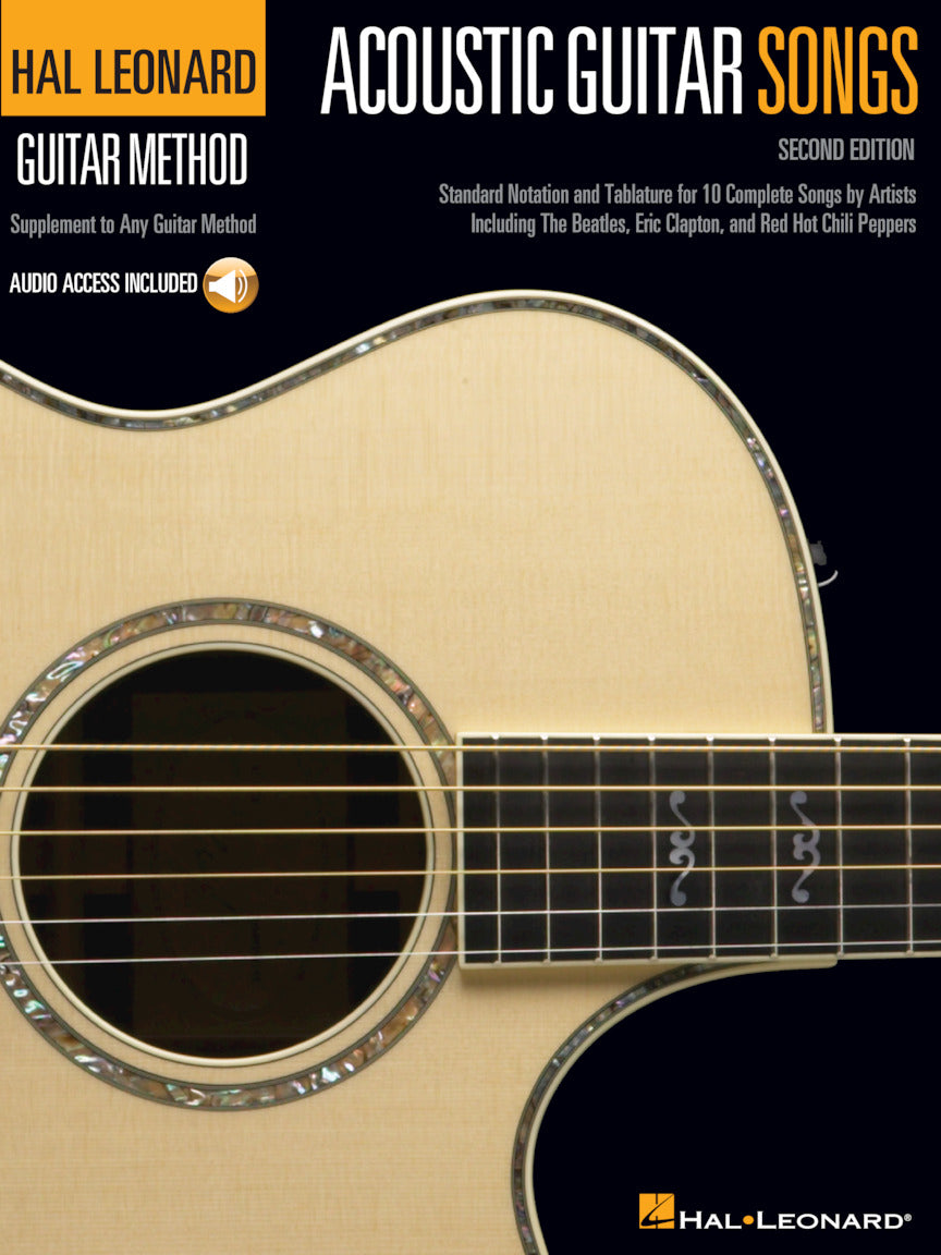 HL Acoustic Gtr Songs 2nd Ed Bk+Aud