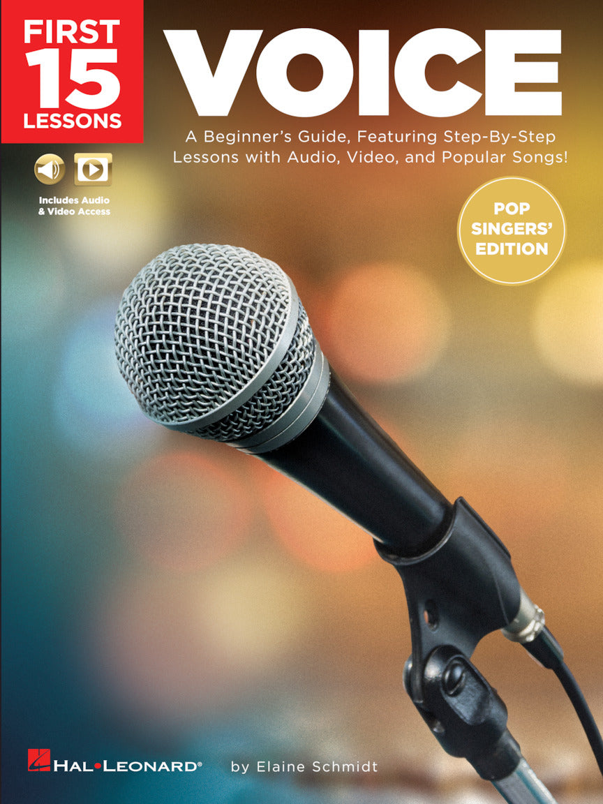 First 15 lessons Voice Pop Sing Ed HL
