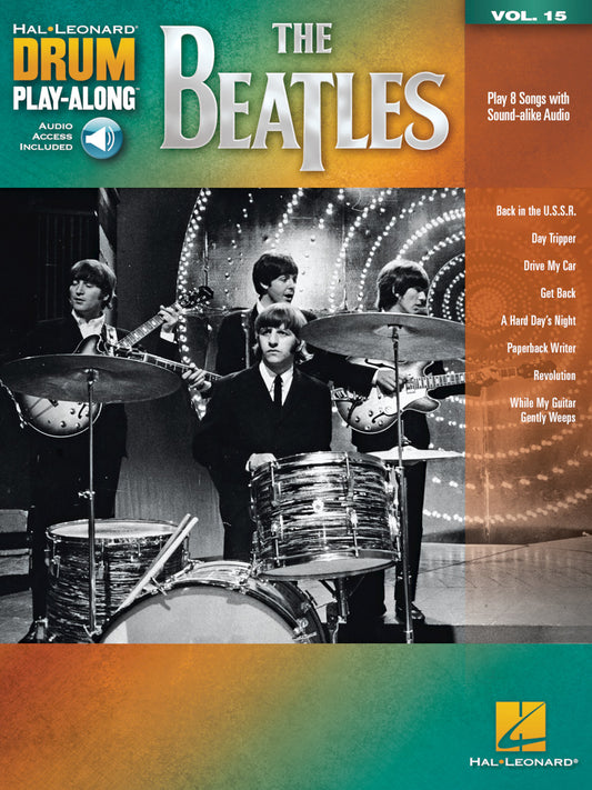 Beatles Drum Play-Along Bk/Audio HL