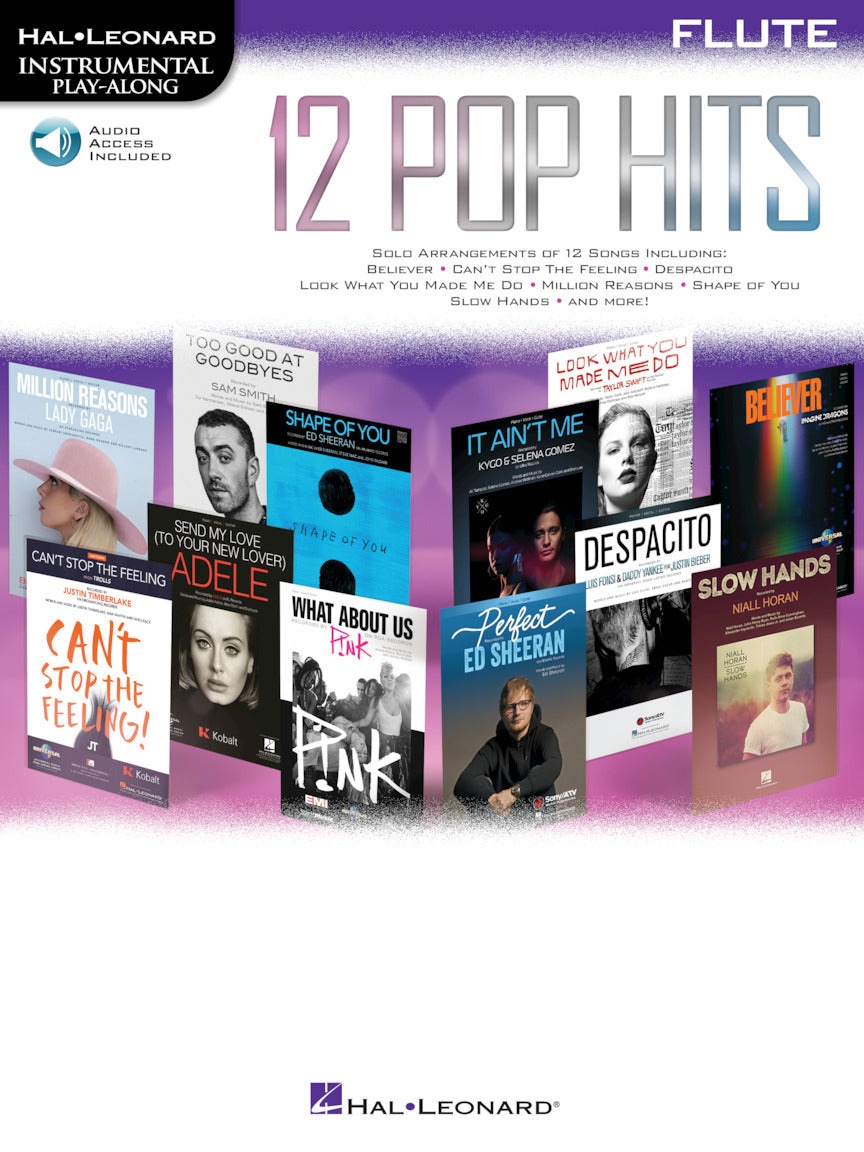 IPA 12 Pop Hits Flt Bk/Aud HL