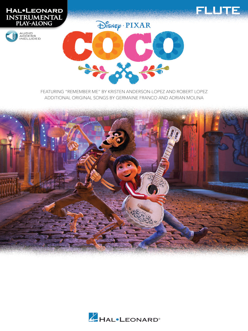 Coco Disney Pixar Flute Play-along Bk/A