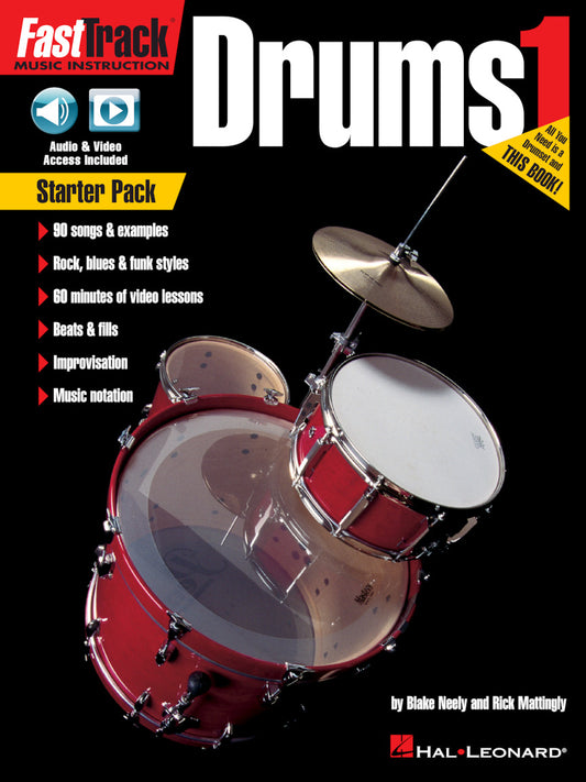 Fast Track Drums Book 1 + AUD HL