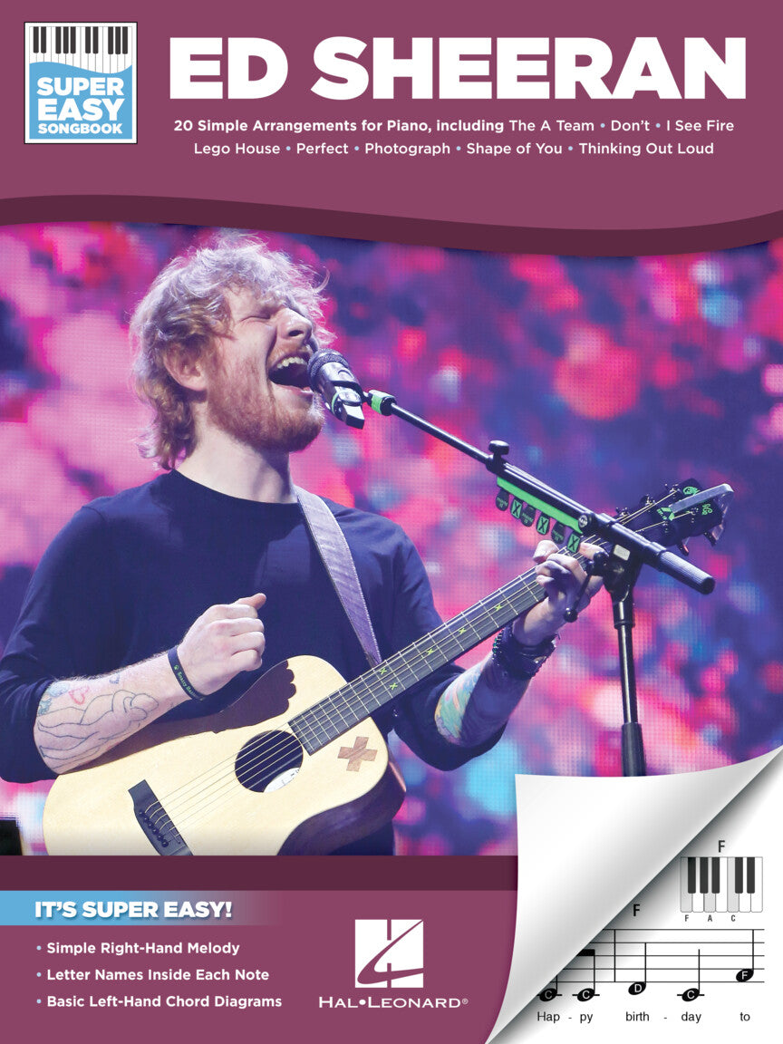 Ed Sheeran Super Easy Songbk HL