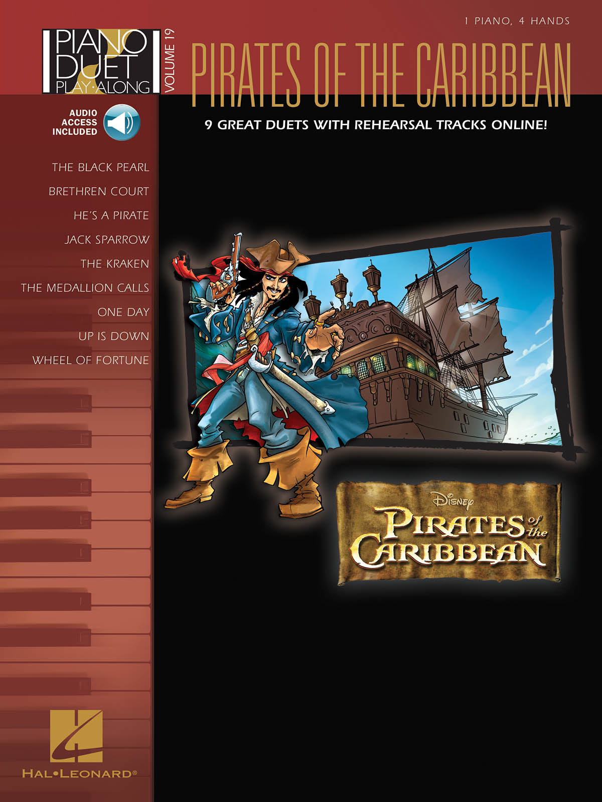 Pirates of the Caribbean Pno Duet PA Vo