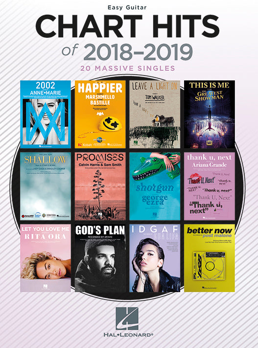 Chart Hits of 2018-19 Easy Guitar
