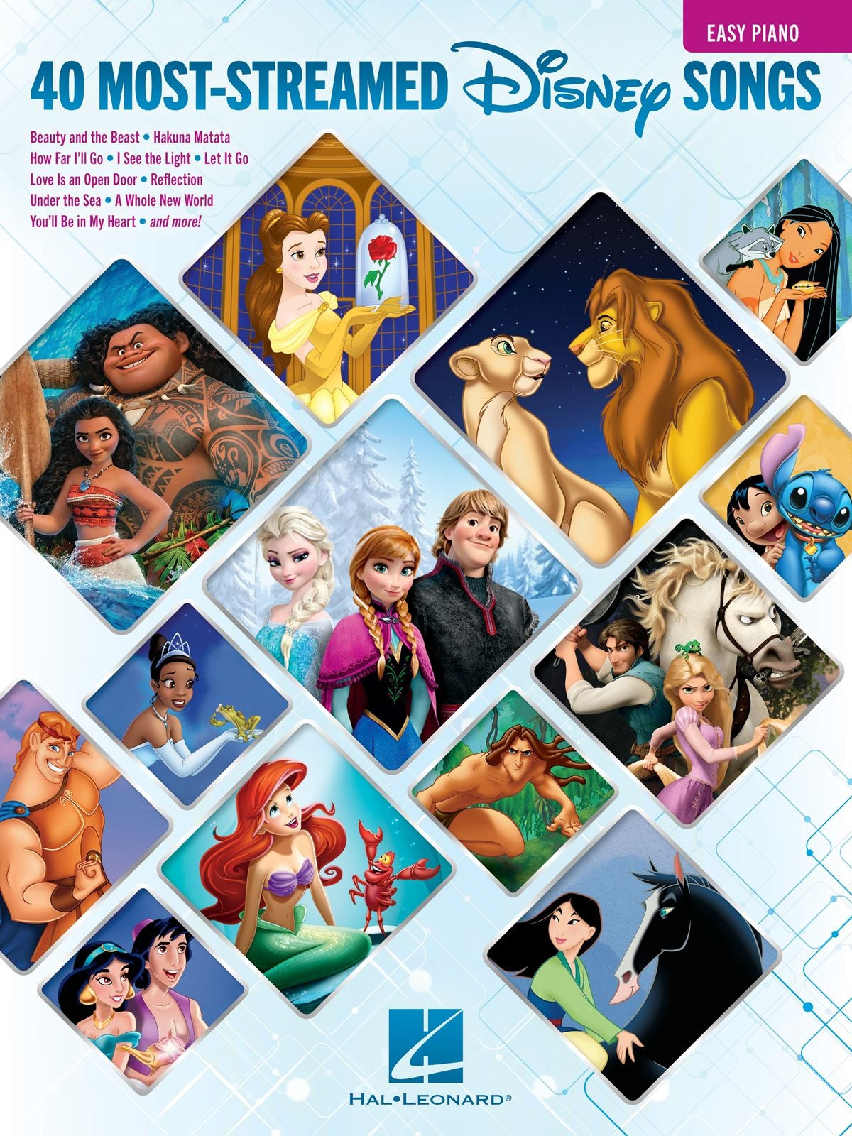 40 Most Streamed Disney Songs Easy Pno