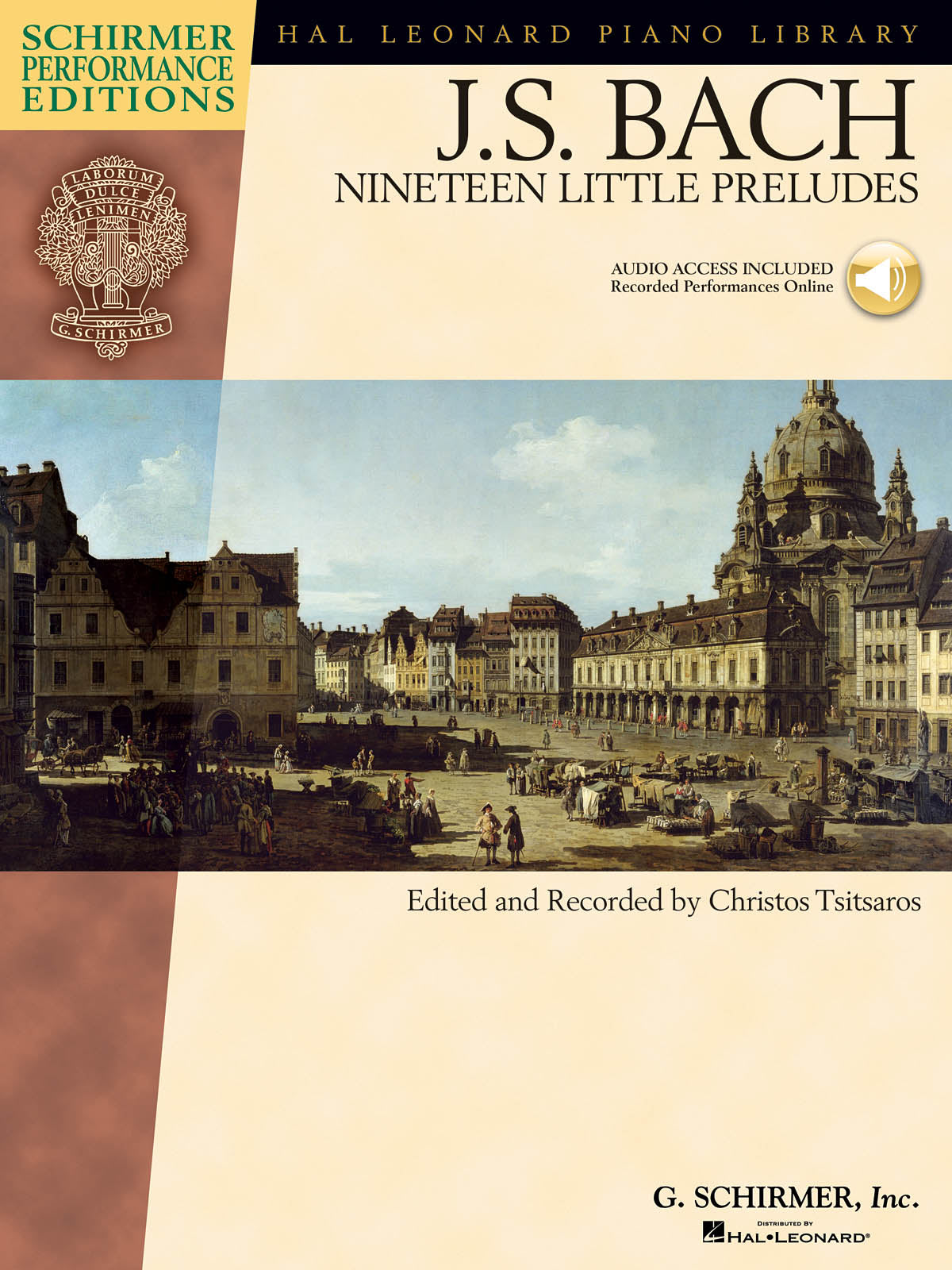 Bach 19 Little Preludes Bk/CD GS