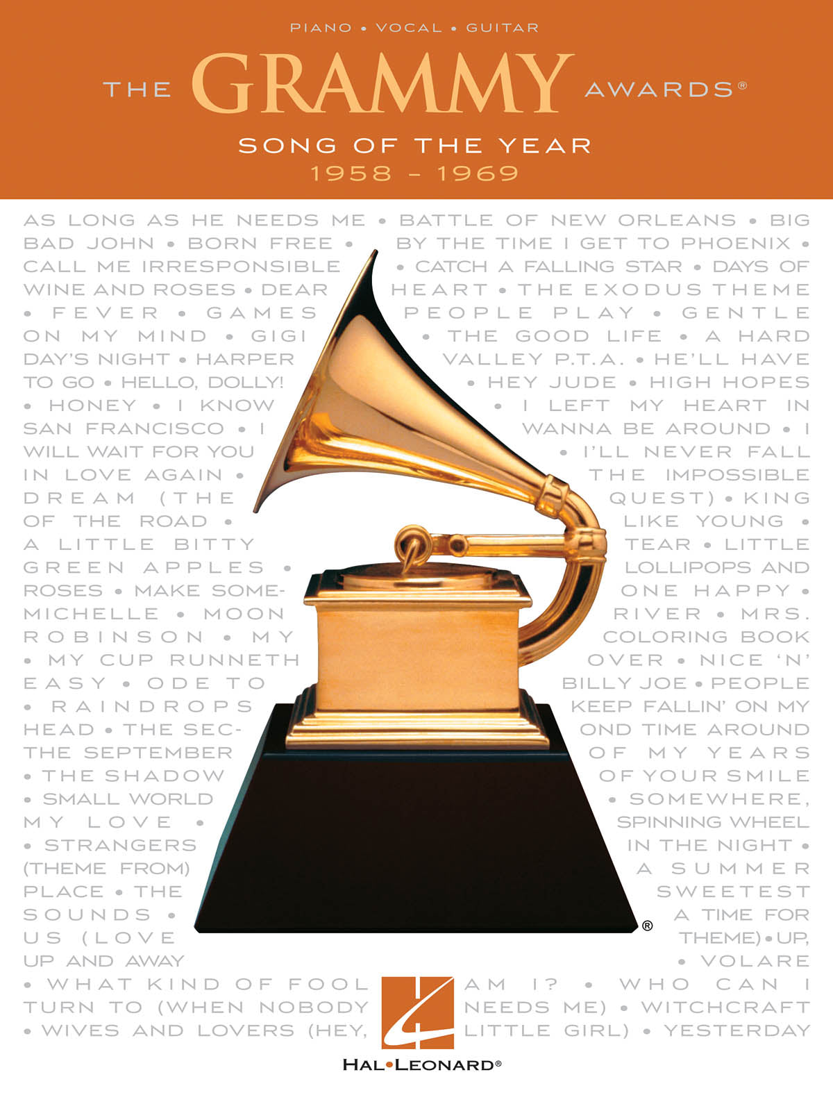 Grammy Awards Song Of The Year 1958-69