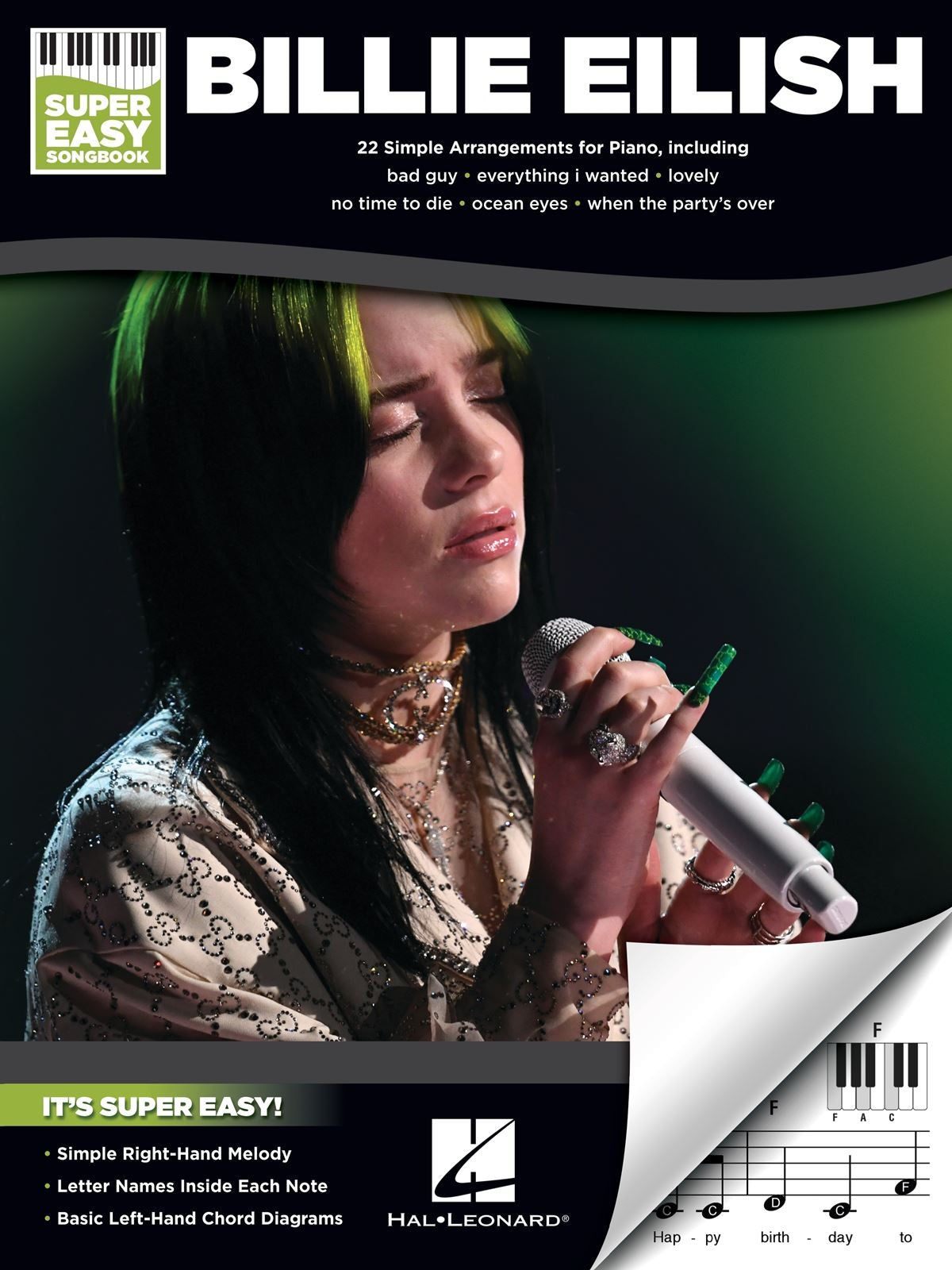 Billie Eilish Super Easy Songbook Pno