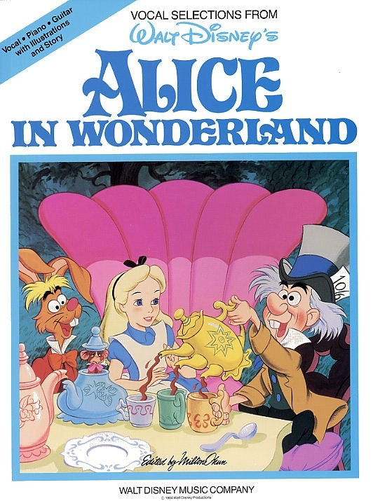 Alice in Wonderland Disney Vocal Sel PV