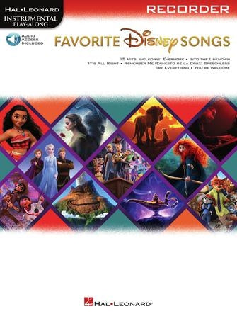 Favourite Disney Songs Recorder+aud acc