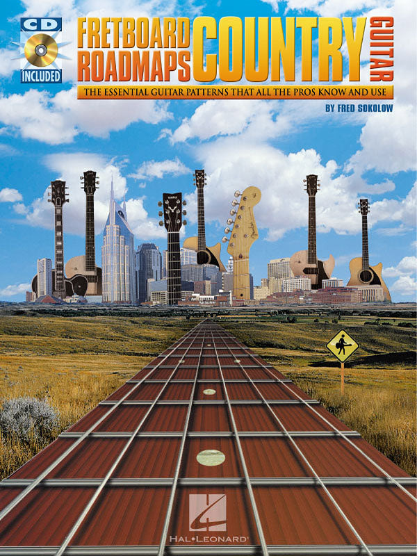 Fretboard Roadmaps Country Gtr+CD HL