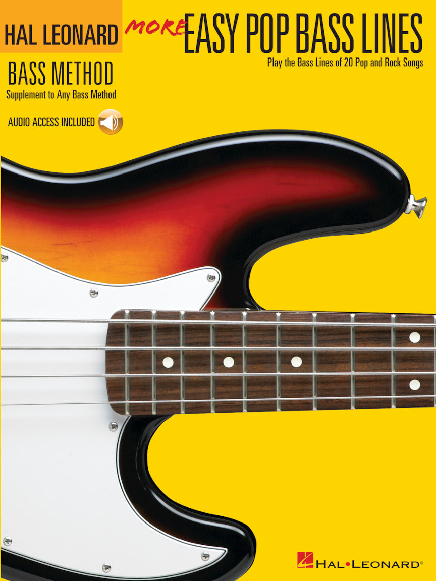 HL More Easy Pop Bass Lines BK+CD