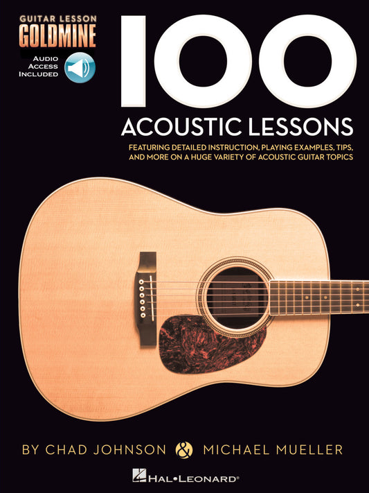 100 Acoustic Lessons Gtr Goldmine Bk+CD