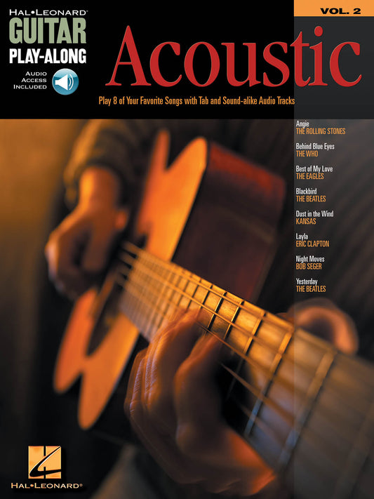 Acoustic Gtr Play-along Tab Vol2 Bk+CD