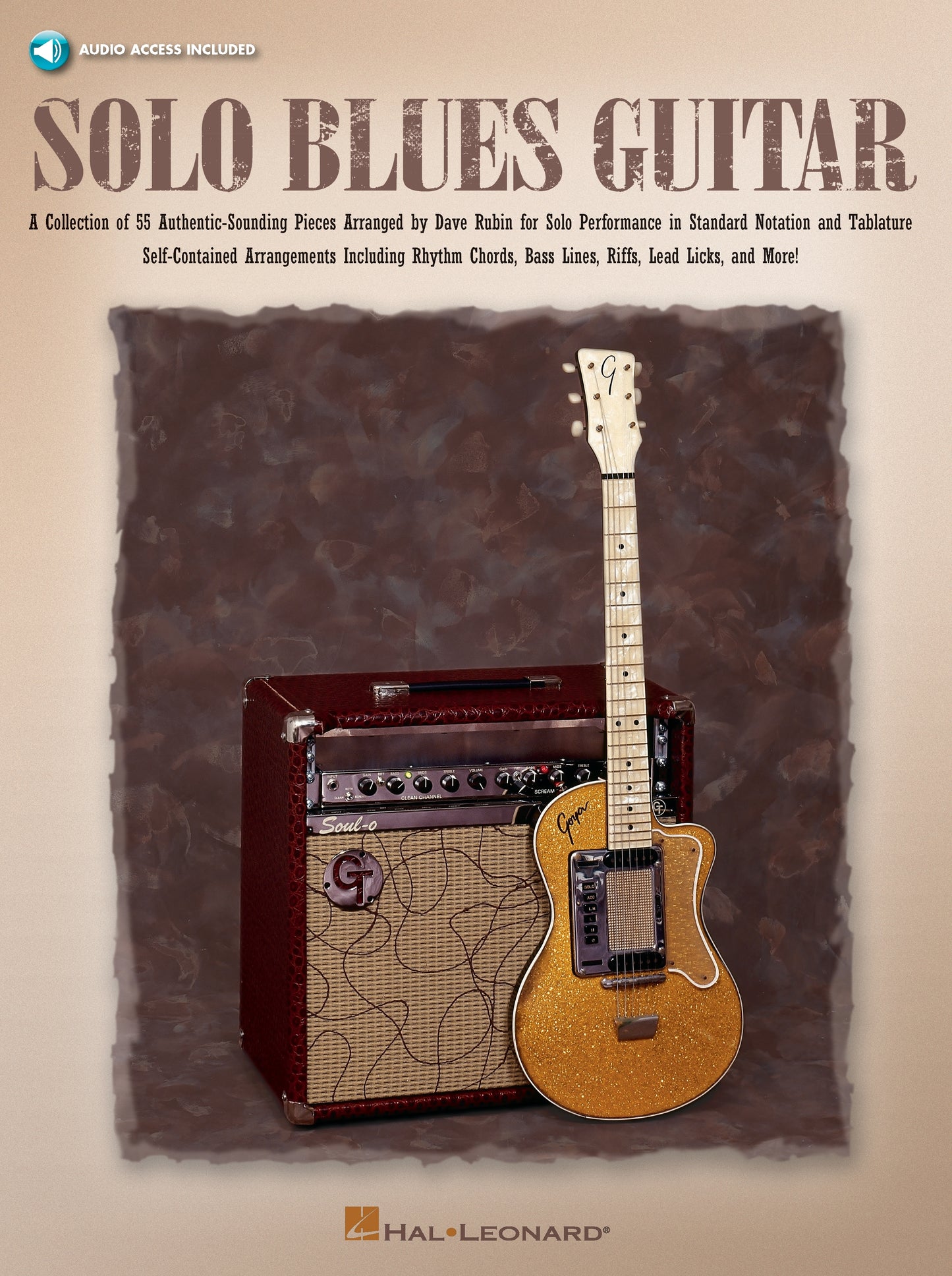 Solo Blues Gtr Rubin Bk+CD HL