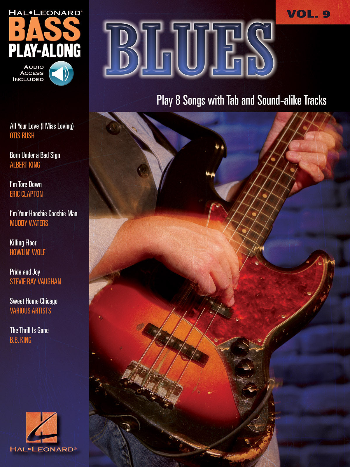 Bass Play Along Vol9 Blues &Aud Acc HL