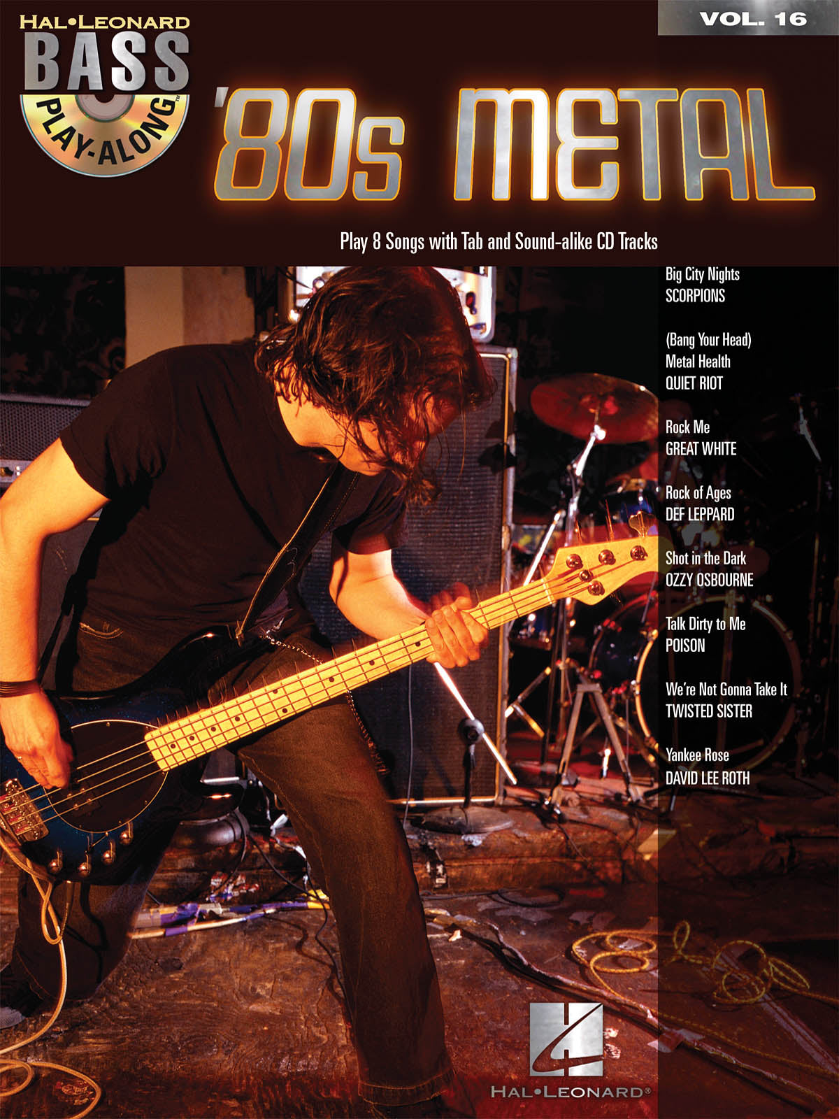 80s Metal Playalong Bass CD