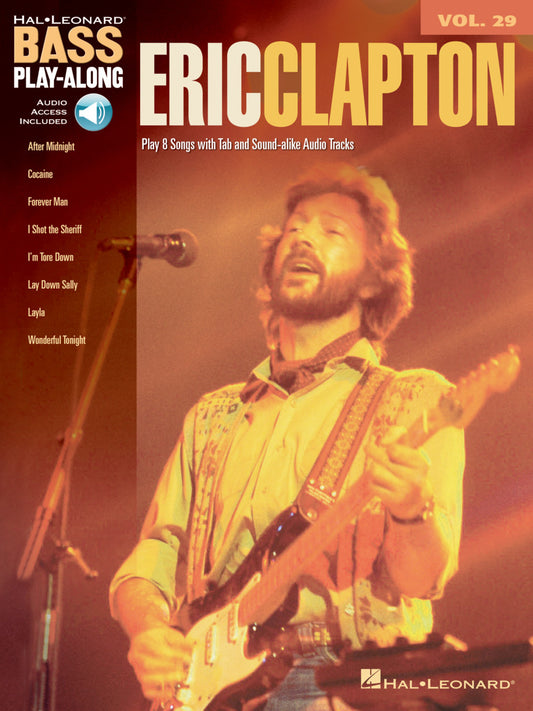 Eric Clapton Bass Playalong Bk+CD HL