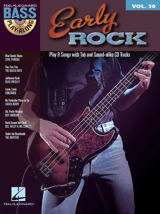 Early Rock Bass Play-Along Vol30 Bk+CD