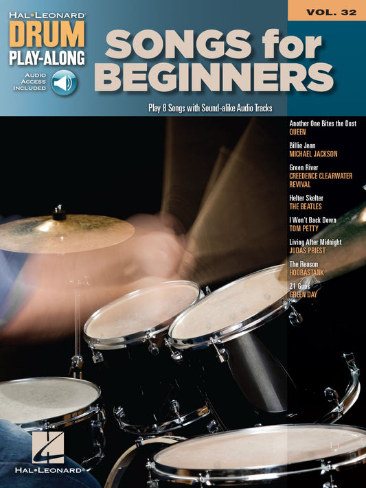 Songs for Beginners Drum Vol32 +CD HL