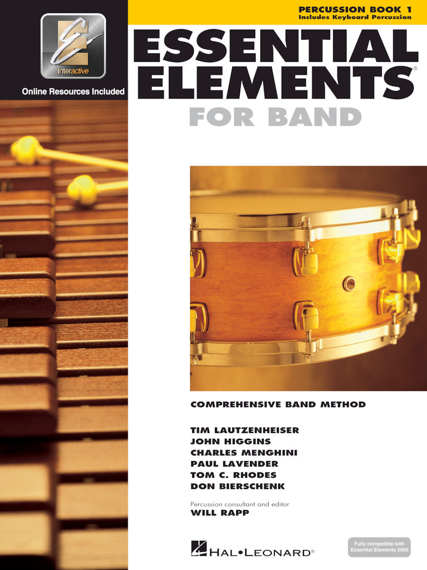 Essential Elements Percussion Bk1 2000+