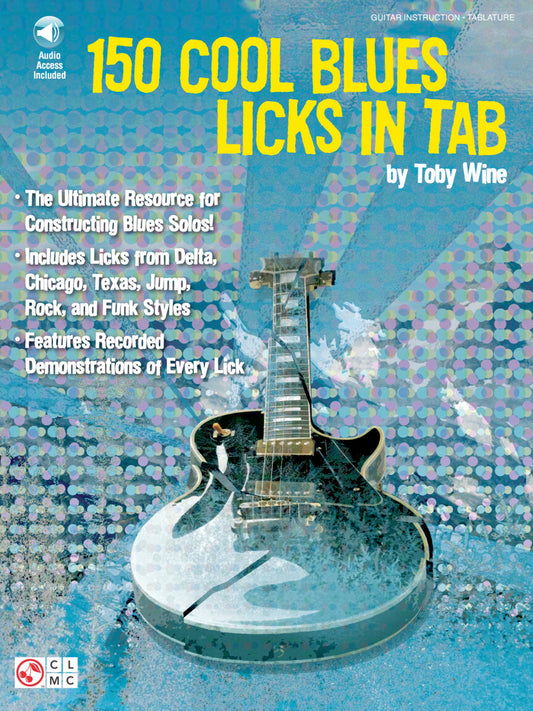 150 Cool Blues Licks in TAB Guitar CL H