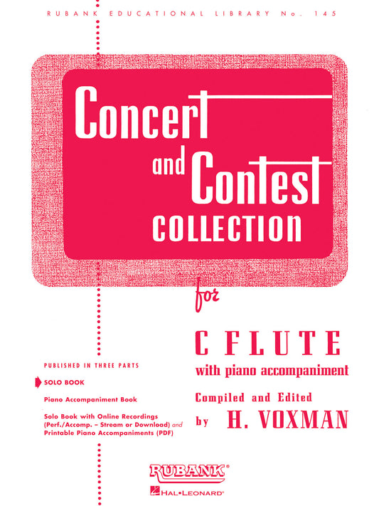 Concert and Contest Coll Flt/Pno Voxman