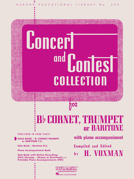 Concert and Contest Coll Tpt&Pno Voxman