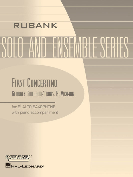 Guilhaud First Concertino Eflat Sax&Pno