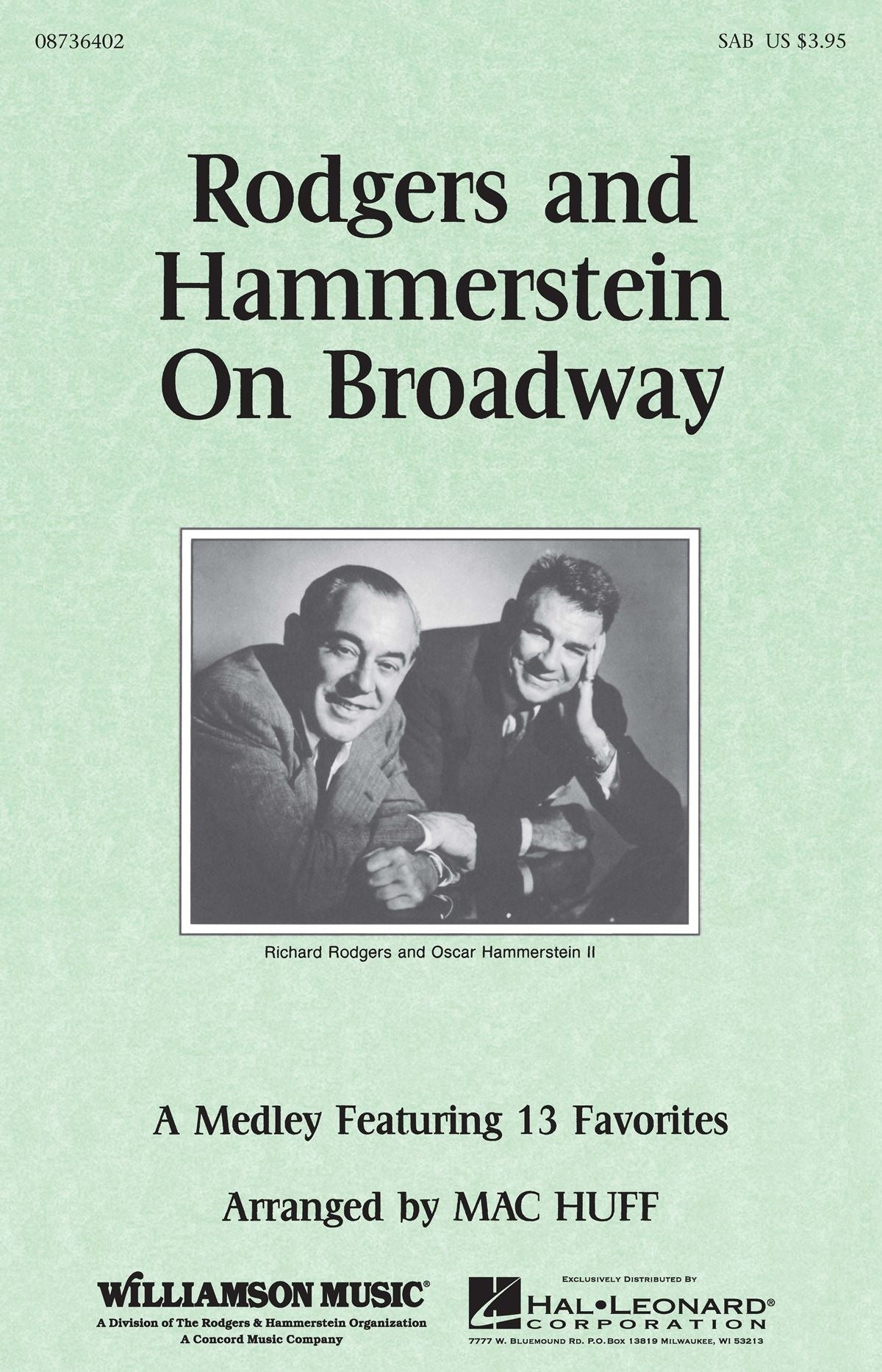 Rodgers & Hammerstein on Broadway SAB M