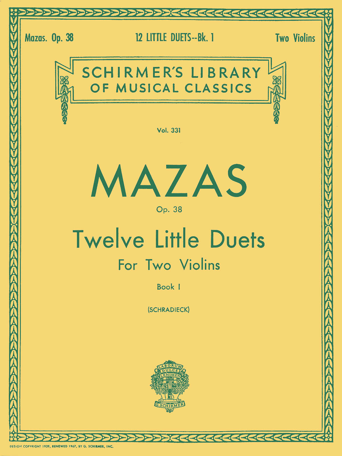Mazas 12 Little Duets Bk1 Vln GS