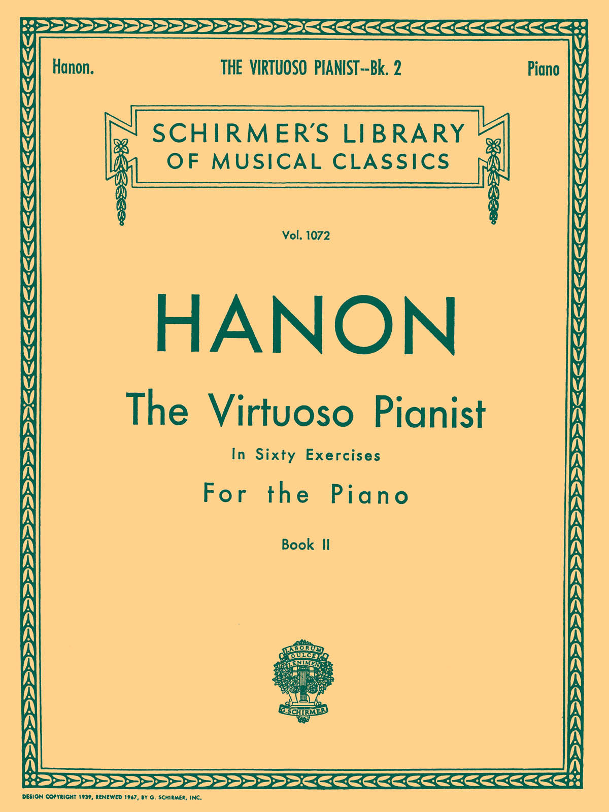 Hanon Virtuoso Pianist Bk2 GS