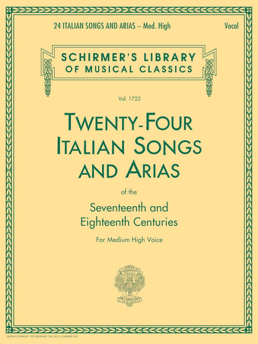 24 Italian Songs&Arias MH Vce GS